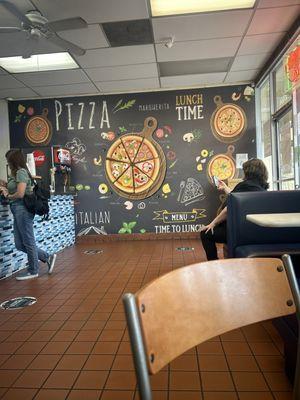 Pizza mural