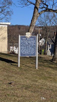 New Milford Historical Marker