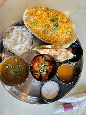 House of Biryani's and Kebabs_Yelp_Sanju-21 [Goat Thali]