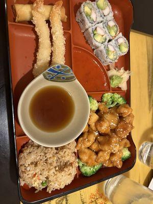 Bento box Sesame Chicken-yum!