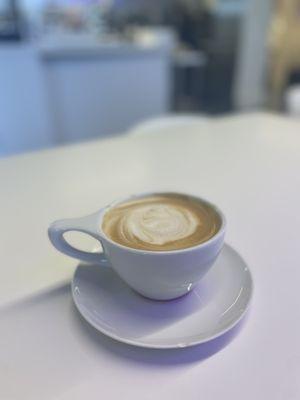 Lavender cardamom latte