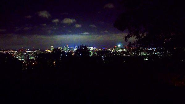 The Nashville Skyline view from the top of Love Circle Park