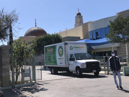 Monthly Drive thru food distribution event