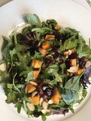 Butternut squash salad was very good and a great price