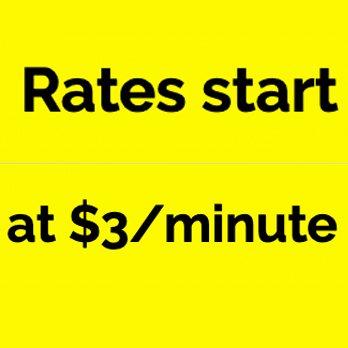 $3 / minute