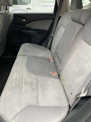 Clean back seat