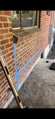 Brick work prep