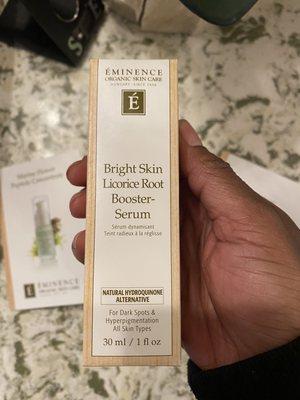 Purchased this serum for my dark spots.