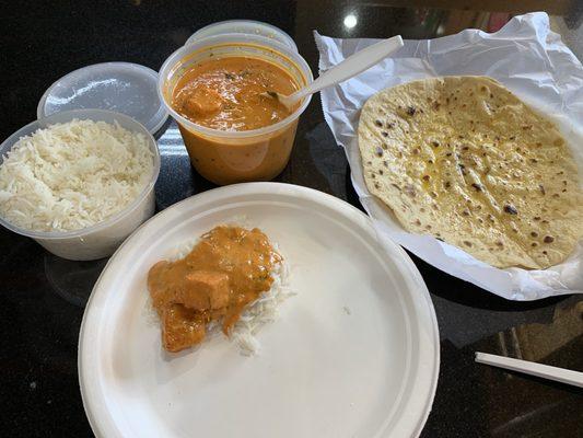 Butter Chicken & Roti