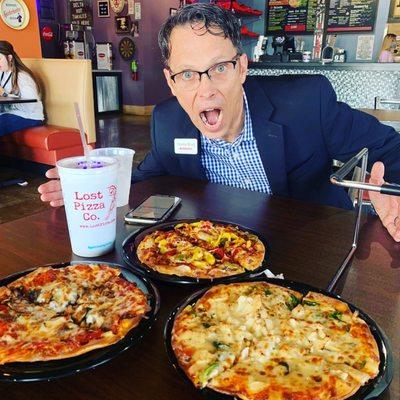 National Pizza Day celebrating with our staff @ Lost Pizza