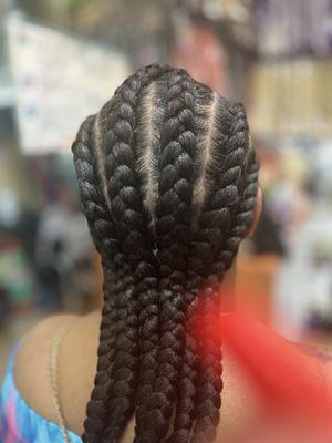 Cornrow braid