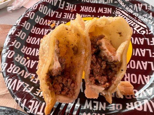 Beef cheese empanada