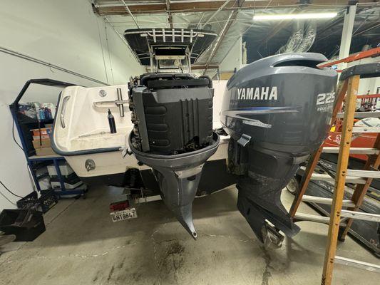 Outboard service