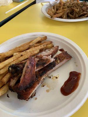 Ribs and Ribs w/ French Fries