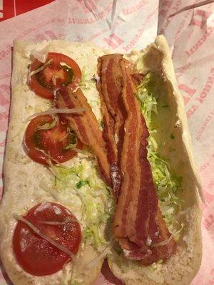 This place is so bad it doesn't even deserve to be reviewed. Btw, this is what $7 gets you at jimmy John's