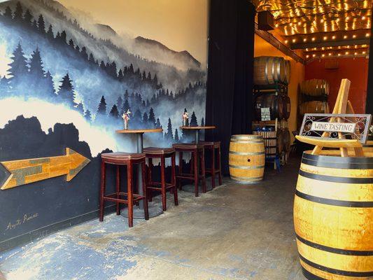 Russian Ridge Winery
 Barrel Room Mural