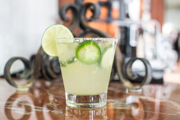 Cucumber jalepeno margarita