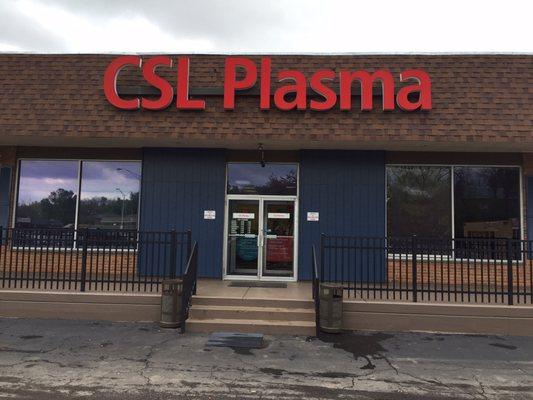 CSL Plasma at 1840 Oxford Circle.