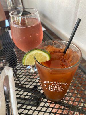 Cranberry Mimosa, Bloody Mary