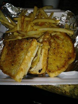 The #6 Patty Melt Combo $6.25