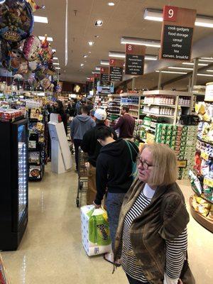 Par for the course at Shoreline Safeway! And hopefully there were shopping carts when you came in - not necessarily a given