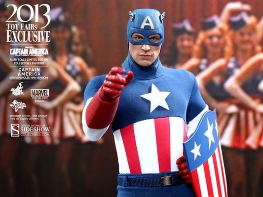 Hot Toys Star Spangled Man! AKA Captain America AKA Steve Rogers