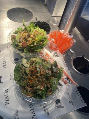 Our salads. YES!