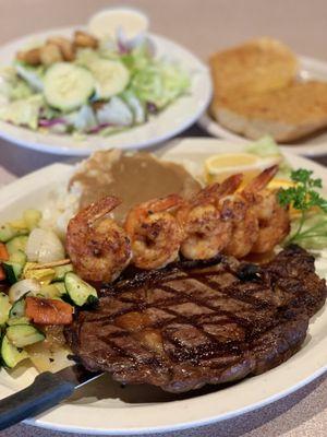 Ribeye Steak & Shrimp