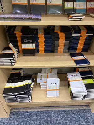 Moleskine University of Pennsylvania-embossed books