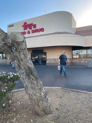 Front entrance to store