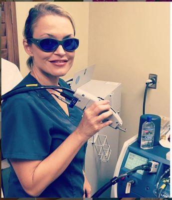 Kathy w/ Laser Hair Removal