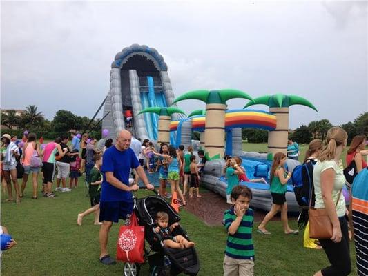 Any party, event or carnival, Premiere Inflatables have you covered! Rent the largest inflatable slides in Austin TX.