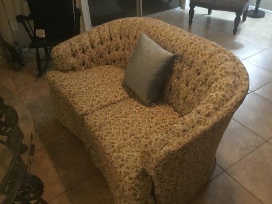 So happy with the replacement foam in the cushions..