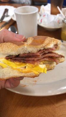 Pork roll egg & cheese! Jersey's finest!