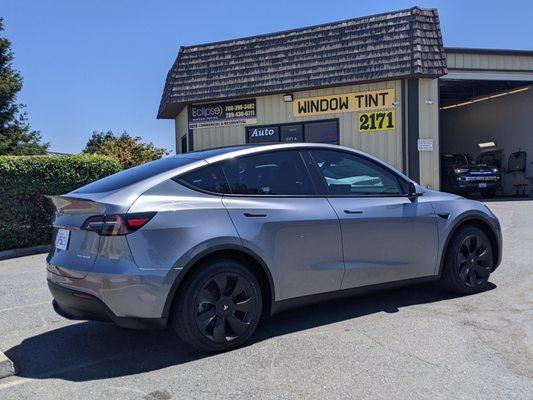 Sexy Silver with 35 front passenger and 80 windhield