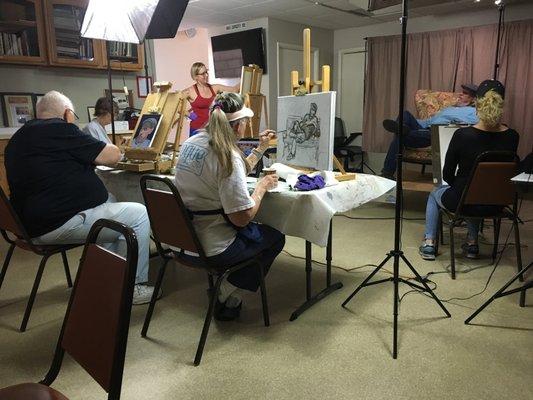 Adult art classes and Workshops