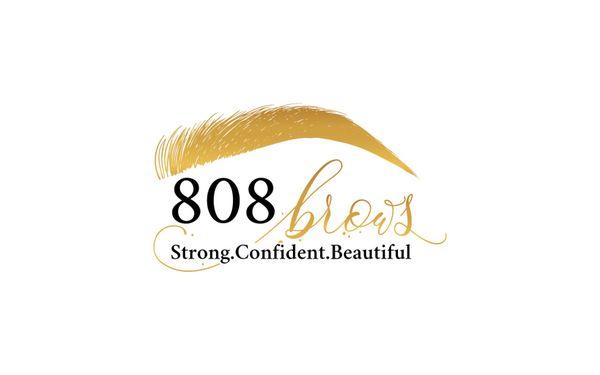 808 Brows Logo Microblading Maui