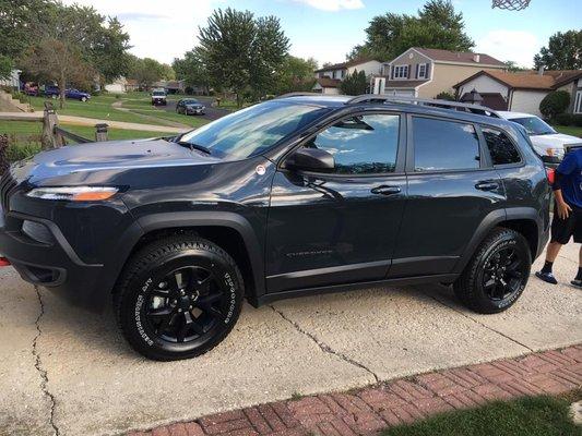 We love our new Jeep Cherokee Trailhawk