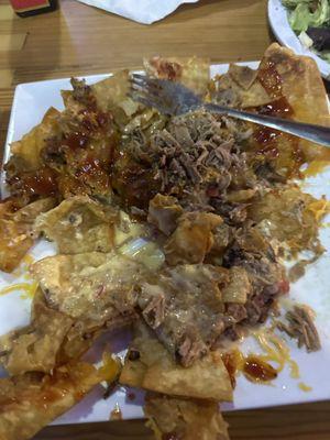 Pork nachos