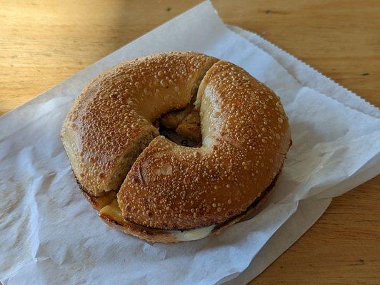 Plain bagel.