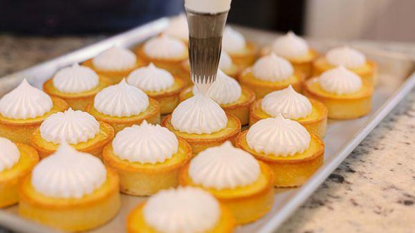 lemon coconut tarts