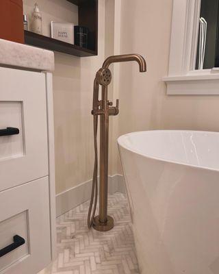 Brizo Litze freestanding tub filler