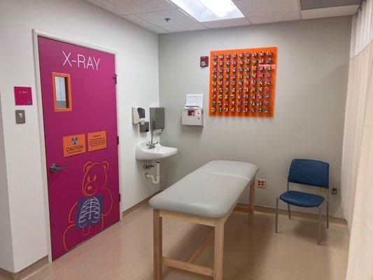 X-rays and labs in our office. We have the appropriate-sized pediatric equipment to diagnose and treat your child.