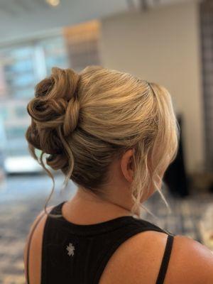 Wedding updo