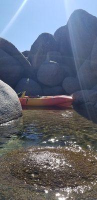 nice little alcove to chill and play in the water