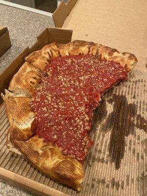 Chicago style pizza