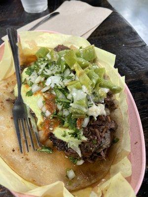 Barbacoa taco