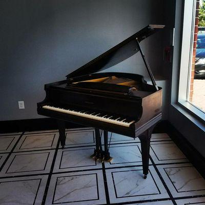 Baby grand piano