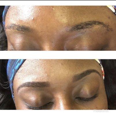 Eyebrow Threading and Eyebrow Tint