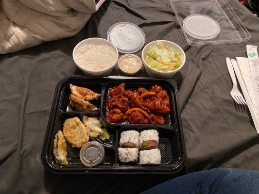 Orange Chicken Bento Box